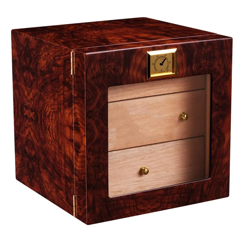 Montreux Époque Elegant Wooden Cigar Humidor - Montreux Époque
