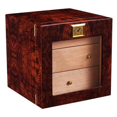 Montreux Époque Elegant Wooden Cigar Humidor - Montreux Époque