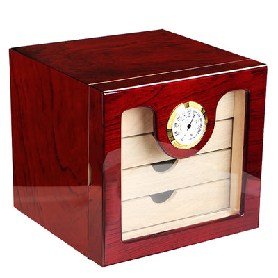 Montreux Époque Elegant Wooden Cigar Humidor - Montreux Époque