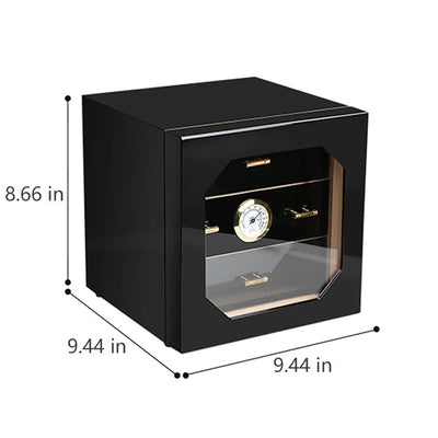 Montreux Époque Elegant Wooden Cigar Humidor - Montreux Époque