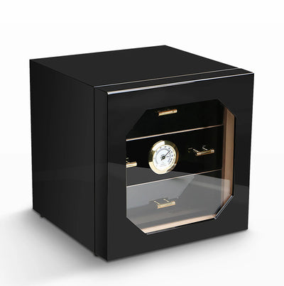 Montreux Époque Elegant Wooden Cigar Humidor - Montreux Époque
