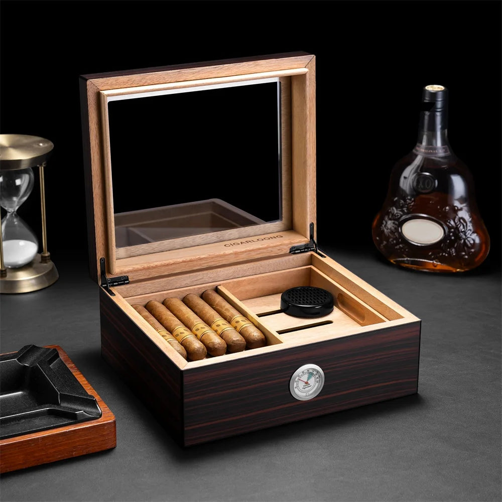 Montreux Époque Deluxe Portable Cigar Humidor - Montreux Époque