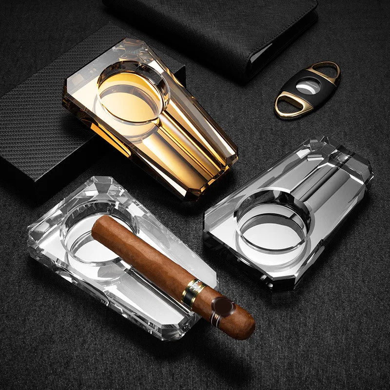 Montreux Époque Luxury Crystal Cigar Ashtray - Montreux Époque