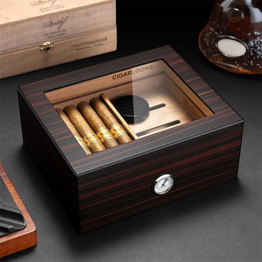 Montreux Époque Deluxe Portable Cigar Humidor - Montreux Époque