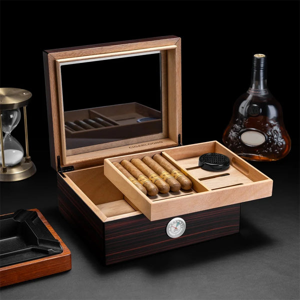 Montreux Époque Deluxe Portable Cigar Humidor - Montreux Époque