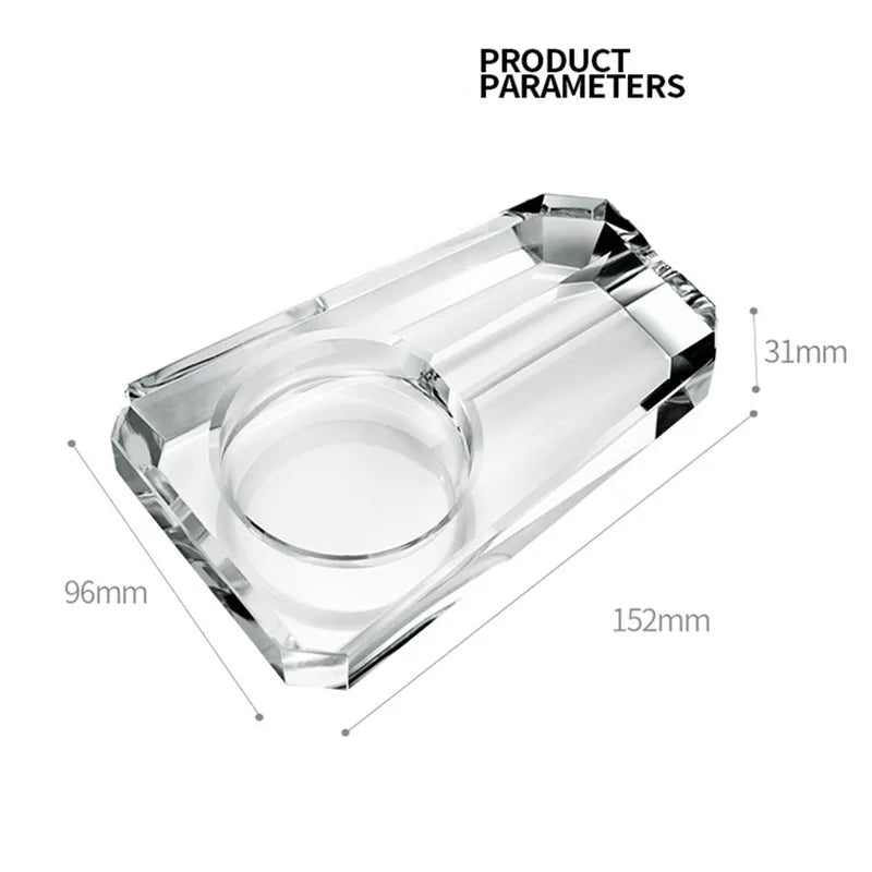 Montreux Époque Luxury Crystal Cigar Ashtray - Montreux Époque