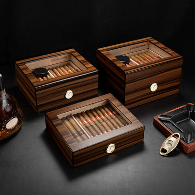 Montreux Époque Deluxe Portable Cigar Humidor - Montreux Époque
