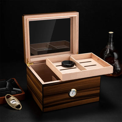 Montreux Époque Deluxe Portable Cigar Humidor - Montreux Époque